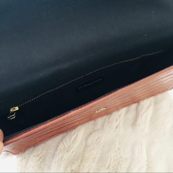Club Monaco Croc skin Clutch bag - Picture 5 of 5